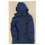 Brooks Brothers Winter Jacket XL - Navy Blue Parka With Hood