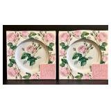 Creative Tops Bella Rose Porcelain Side Plates - Set of 4, Boxed (2 Sets)
