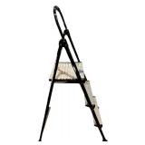 Costco Stepstool & Ladder - 48-Inch Tall, 3-Step Folding Steel Stand