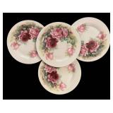 K - Four Stechcol Gracie Floral Plates