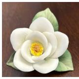 K - Two Pretty Porcelain Dogwood Floral Figurines by Andrea