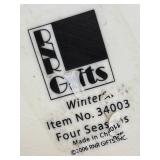 K - Winter Four Seasons Figurine by RNR Gifts