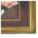 K - Floral Tulip Bouquet Print - Framed Wall Art