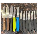 K - Variety of Kitchen Knives by Weimar Steel & Chromstahl Rostfrei, Kiwi and More