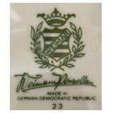 K - Floral Porcelain Platter, Plate and Crock - Sakura, Weimar & Andrea by Sadek