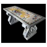 FY - Beautiful Mosaic Style Bench
