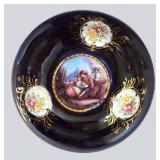 K - Four Vintage Bavarian Blue & Gold Bowls