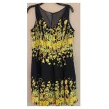 MB - Danny & Nicole Floral Print Dress - Size 14