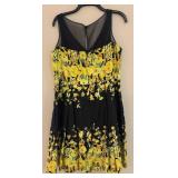 MB - Danny & Nicole Floral Print Dress - Size 14