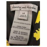 MB - Danny & Nicole Floral Print Dress - Size 14