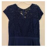 MB - New Muisol Lace Dress Navy - Size XL