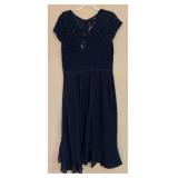 MB - New Muisol Lace Dress Navy - Size XL