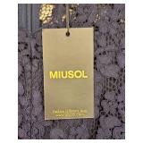 MB - New Muisol Lace Dress Navy - Size XL