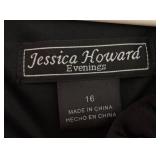 MB - New Jessica Howard Evenings Black Dress - Size 16