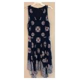 MB - Maggy London Navy Maxi Dress - Size 14