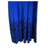 LL - City Chic Blue Lace-Overlay Dress - Sleeveless V-Neck - Size 14