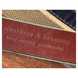 Set of 3 Fish-Themed Needlepoint and Canvas Belts by Zep-Pro and Smathers & Branson