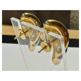 Charles Garnier Paris 18K Two-Tone Earrings