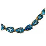 14K Gold Topaz Bracelet