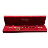 Affinity Diamonds 14K White Gold Heart Bracelet