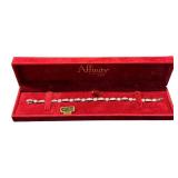 Affinity Diamonds 14K White Gold Heart Bracelet