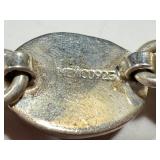 Bracelet - Sterling Silver Carnelian Agate, 7.5 Inches