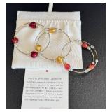 Murano Glass Heart Collection - Bracelet Trio