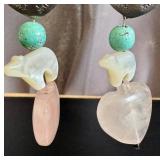 Sterling Southwest-Style Earrings - Four Pairs