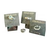 Sterling Silver Rings (Lot of 4)