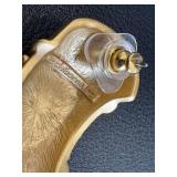 Vintage Liz Claiborne Vintage Statement Earrings - 3-Pair Gold-Tone Set