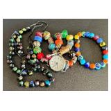 Colorful Glass & Lampwork Beads for Repair/Repurpose