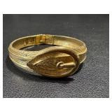 AVON Vintage Gold-Tone Buckle Bracelet