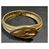 AVON Vintage Gold-Tone Buckle Bracelet