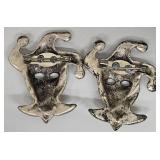 De Coranto Mask Brooches - Lot of 5 - White, Jester & Female Masks - Made in Italy