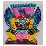 Graceful Geoponics Resin Brooch P Hempe - Hand-Painted Balsamwood Brooch - Bellows Pendant On Cord