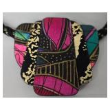 Graceful Geoponics Resin Brooch P Hempe - Hand-Painted Balsamwood Brooch - Bellows Pendant On Cord