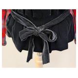 Yves Saint Laurent Rive Gauche Velvet Bow Tartan Jacket - Size 38 - Vintage