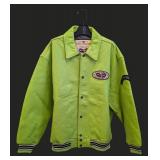 CT - Wu Wear WorldWide Registry Leather Jacket - Vintage 1990s - Men