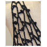 Christian Lacroix Vintage Crochet Vest - Gold-Tone Charms