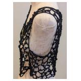 Christian Lacroix Vintage Crochet Vest - Gold-Tone Charms