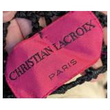 Christian Lacroix Vintage Crochet Vest - Gold-Tone Charms