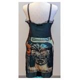 Jean Paul Gaultier Vintage Dress - Graphic Mask Print