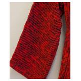 Geoffrey Beene Vintage Dress - Red Paisley Print - Size 6