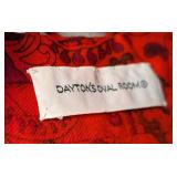 Geoffrey Beene Vintage Dress - Red Paisley Print - Size 6