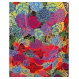 Animapop Reversible Neoprene Shift Dress - Multicolor Floral & Butterfly Print