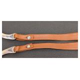 Vintage Tiffany & Co. Leather Belt & Sterling Silver Horse Buckle by Elsa Peretti