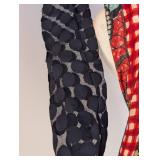 Vintage Jean Paul Gaultier - Black & Multi Print Open Back Semi Sheer Top