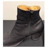 John Fluevog Black Leather Ankle Boots - Size 7.5