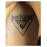 John Fluevog Black Leather Ankle Boots - Size 7.5