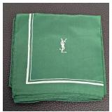 Vintage Yves Saint Laurent Silk Scarf 26 x 26 Made in France